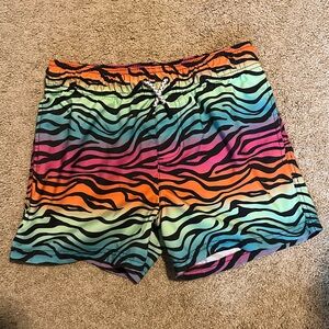 Art Class Zebra Patterned Shorts - Pink and Black